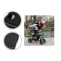 Carucior sport Annet plus de la nastere cu accesorii 0- 22 kg negru Lionelo - 2