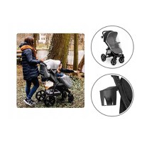 Carucior sport Annet plus de la nastere cu accesorii 0- 22 kg negru Lionelo - 9