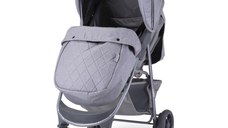 Carucior sport Olivia Basic cu husa de picioare Cool Grey