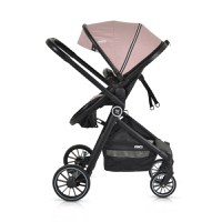 Carucior transformabil 2in1 Moni cu accesorii incluse Rio Pink pana la 22 kg - 2