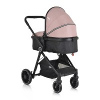 Carucior transformabil 2in1 Moni cu accesorii incluse Rio Pink pana la 22 kg - 3