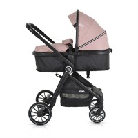 Carucior transformabil 2in1 Moni cu accesorii incluse Rio Pink pana la 22 kg - 5