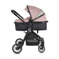 Carucior transformabil 2in1 Moni cu accesorii incluse Rio Pink pana la 22 kg - 6