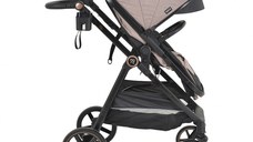 Carucior transformabil 2in1 Moni cu accesorii incluse Tokyo Beige pana la 22 kg