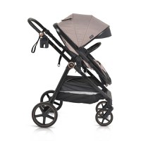 Carucior transformabil 2in1 Moni cu accesorii incluse Tokyo Beige pana la 22 kg - 2