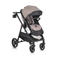 Carucior transformabil 2in1 Moni cu accesorii incluse Tokyo Beige pana la 22 kg - 3