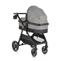 Carucior transformabil 2in1 Moni cu accesorii incluse Tokyo Grey pana la 22 kg - 4