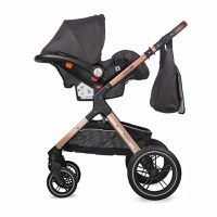 Carucior transformabil 3 in 1 Coccolle Melora Diamond black - 1