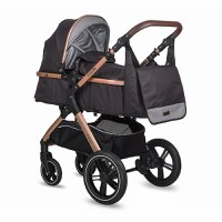 Carucior transformabil 3 in 1 Coccolle Melora Diamond black - 2