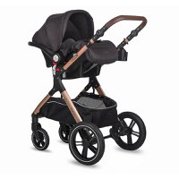 Carucior transformabil 3 in 1 Coccolle Melora Diamond black - 3