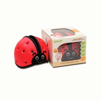 Casca protectie bebelusi cu spuma flexibila reglabila 7-24 luni rosie SafeHeadBaby Ladybird - 3