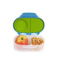 Caserola compartimentata Snackbox B.Box albastru cu verde - 4