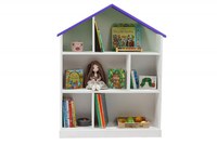 Casuta biblioteca din lemn BookHouse Iris Purple 130 x 96 x 30 cm - 2