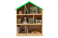 Casuta biblioteca din lemn BookHouse Light Green 130 cm x 96 cm x 30 cm - 2