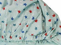 Cearceaf Stelute somnoroase KidsDecor cu elastic din bumbac 70 x 120 cm - 1