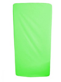 Cearceaf verde KidsDecor cu elastic din bumbac 60 x 85 cm - 2