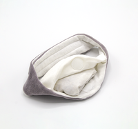 Centura anticolici cu samburi de cirese Sleepy Cloud Grey - 2