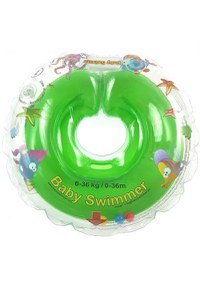 Colac de gat pentru bebelusi Babyswimmer Verde 6-36 luni - 1