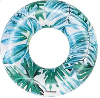 Colac gonflabil Ikonka pentru inot 119 cm Albastru Tropical - 4