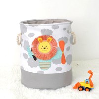 Cos pliabil pentru jucariihaine cu manere Ginger Home Lion - 2