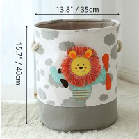 Cos pliabil pentru jucariihaine cu manere Ginger Home Lion - 3