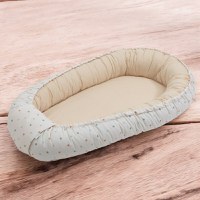 Cosulet bebelus New Baby 88 x 50 cm Baby Nest La Natura Punti - 1