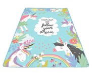 Covor antiderapant pentru copii Cute Unicorn 100x150 cm - 3