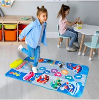 Covoras interactiv muzical Masini 80x50cm - 11