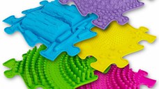 Covoras ortopedic senzorial puzzle set 3D extins A Muffik