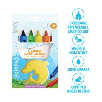 Creioane de baie super lavabile Easycare Baby 6 buc - 1