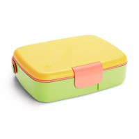 Cutie Bento Lunch Munchkin cu ustensile din inox 18L+ yellow - 4