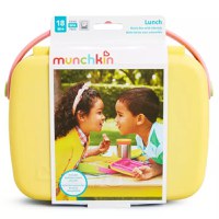 Cutie Bento Lunch Munchkin cu ustensile din inox 18L+ yellow - 6