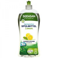 Detergent lichid ecologic pentru vase cu lamaie 1L - 1