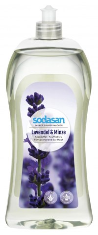 Detergent vase lichid Sodasan bio lavanda si menta 1L - 1