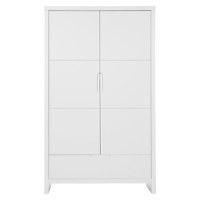 Dulap Childhome Quadro White 110x58x185 cm MDF Alb - 3