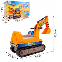 Excavator cu cupa mobila si Casca King Kong Yellow 63 cm - 8