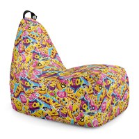 Fotoliu Puf Bean Bag tip Chill L emoji pisici - 6