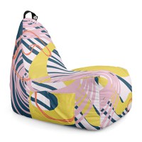 Fotoliu Puf Bean Bag tip Chill XL abstract spiral - 6