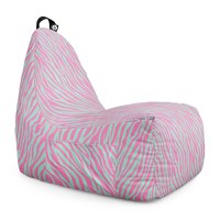 Fotoliu puf Bean Bag tip chill XL zebra blue - 6