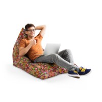 Fotoliu Puf Bean Bag tip Lounge Hippie peace - 2