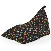 Fotoliu Puf Bean Bag tip Lounge Retro space ships - 5