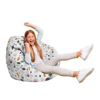 Fotoliu Puf Bean Bag tip Para L arici si vulpe alb - 1