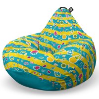 Fotoliu Puf Bean Bag tip Para L candies fundal in dungi - 6