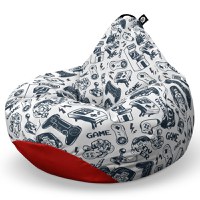 Fotoliu Puf Bean Bag tip Para L game over - 6