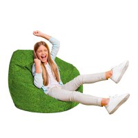 Fotoliu Puf Bean Bag tip Para L iarba verde - 1