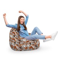 Fotoliu Puf Bean Bag tip Para XL Invazia Animalelor - 1