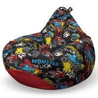 Fotoliu Puf Bean Bag tip Para XL Monster Truck - 6