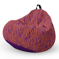 Fotoliu puf Bean Bag tip para XL zebra purple - 5