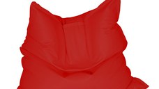 Fotoliu tip perna magic pillow teteron red pretabil si la exterior umplut cu perle polistiren