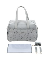 Geanta pentru carucior KikkaBoo Chelsea Dots Gri - 3